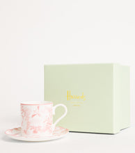 Load image into Gallery viewer, Harrods Espresso Small Cup and Saucer كوب وصحن من هارودز