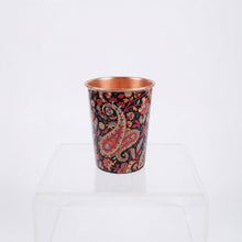 Load image into Gallery viewer, Floral Copper Tumbler كوب نحاسي بنقوش زهور