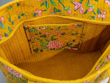 Load image into Gallery viewer, Floral Yellow Cotton Bag حقيبة