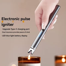 Load image into Gallery viewer, USB Rechargeable ARC Lighter ولاعة قوس كهربائي