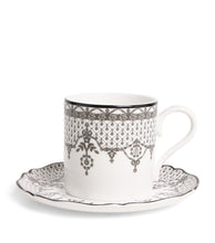Load image into Gallery viewer, Harrods Espresso Small Cup and Saucer كوب وصحن من هارودز