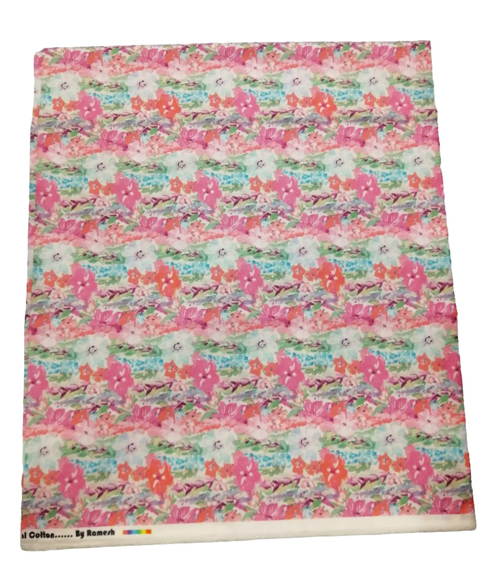 Indian Digital Cotton Fabric نسيج القطن الرقمي الهندي