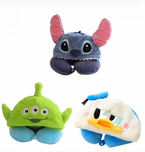 Cartoon Neck pillow with Hat وسادة الرقبة مع القبعة