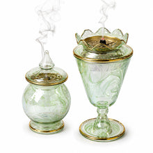 Load image into Gallery viewer, Glass Incense Burner Set