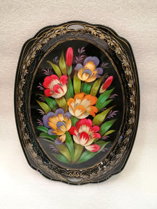 Russian Handpainted Tray صينية روسية