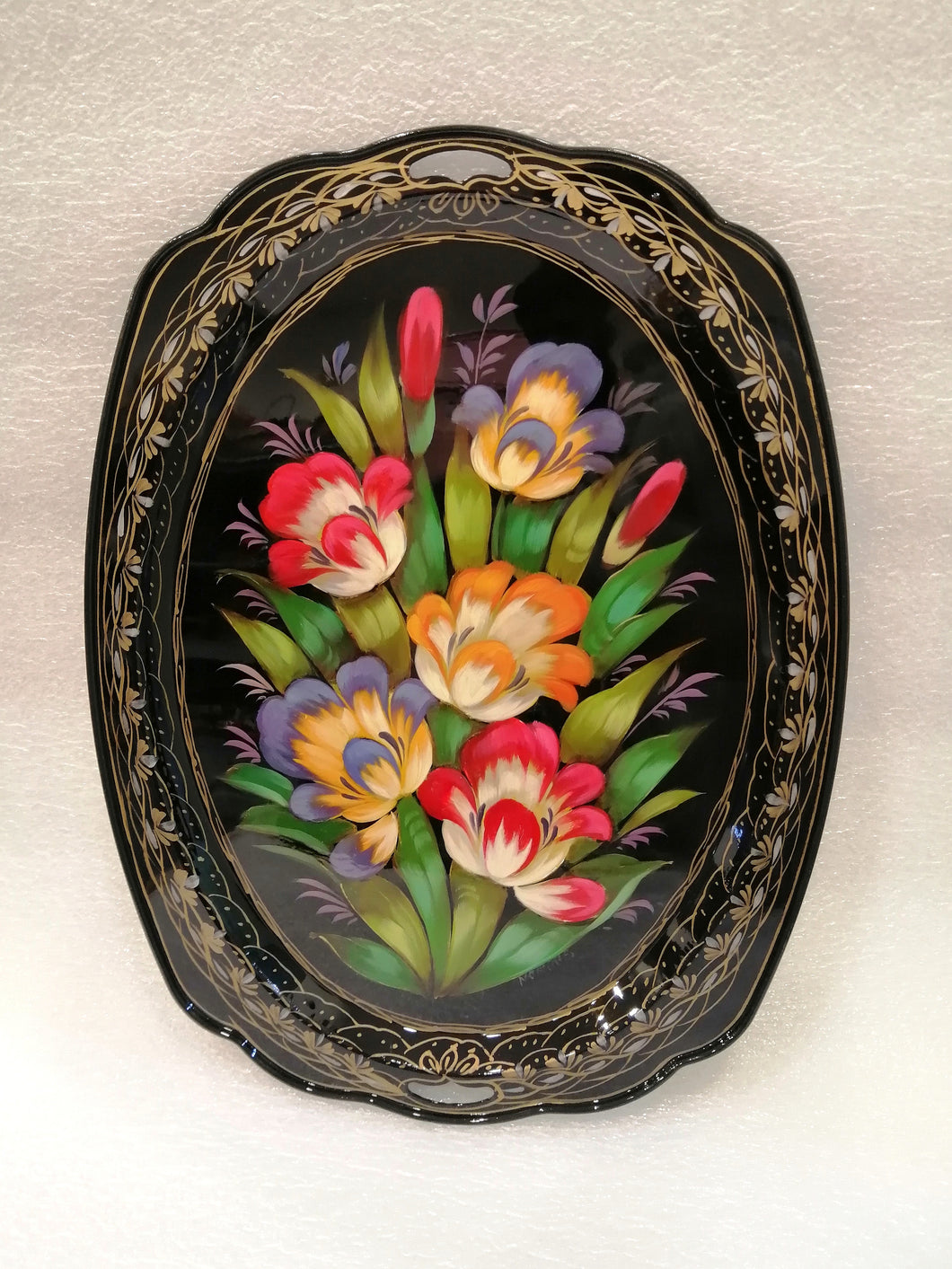 Russian Handpainted Tray صينية روسية