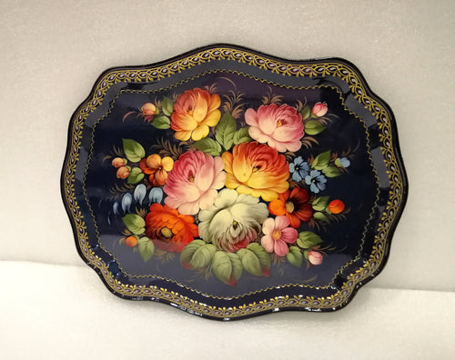 Russian Tray صينيه رسم يدوي