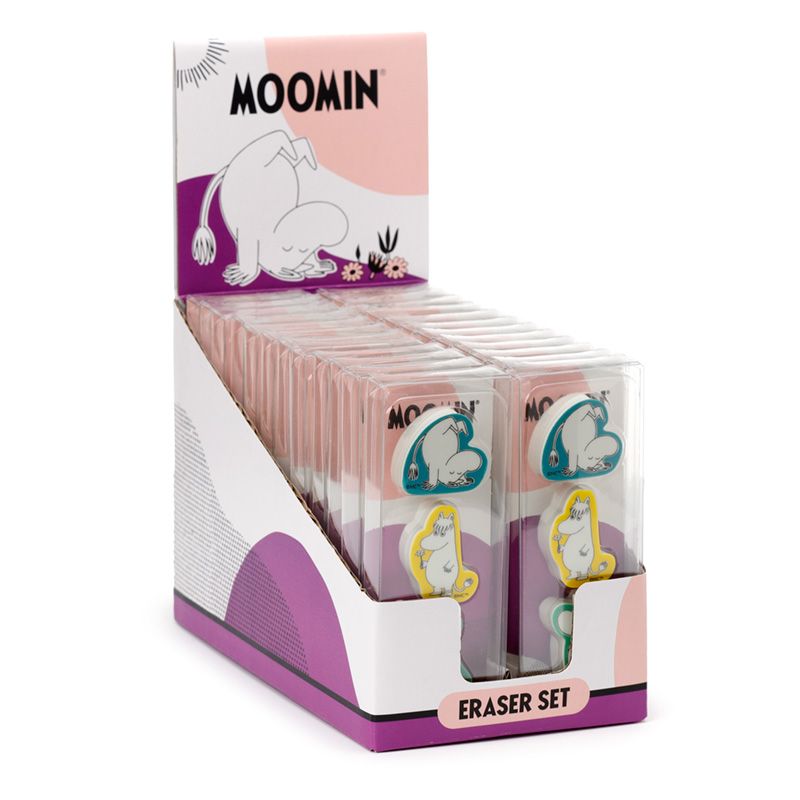 Moomin Eraser Set محايات