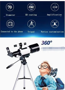 Astronomical Refractor Telescope التلسكوب الفلكي المنكسر