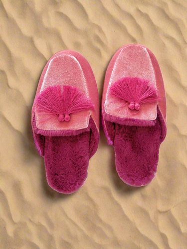 Ladies Velvet Slippers نعال مخملية للسيدات
