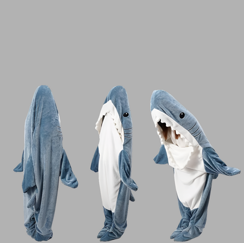 Shark Blanket Hoodie هوديس بطانية القرش