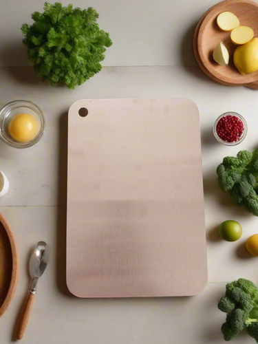 Stainless Steel Medium Chopping Board لوح تقطيع من الفولاذ المقاوم للصدأ