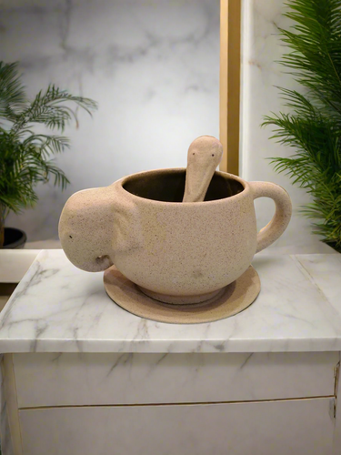 Crafted Ceramic Tea Set طقم شاي سيراميك مصنوع يدويًا