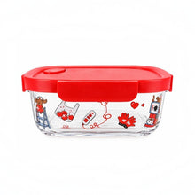 Load image into Gallery viewer, Glass Food Storage Container with Lid وعاء زجاجي لحفظ الطعام مع غطاء