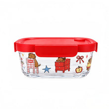 Load image into Gallery viewer, Glass Food Storage Container with Lid وعاء زجاجي لحفظ الطعام مع غطاء