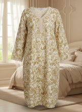 Load image into Gallery viewer, Cotton Long Sleeve dress جلابيه قطن  بأكمام طويلة من لندن