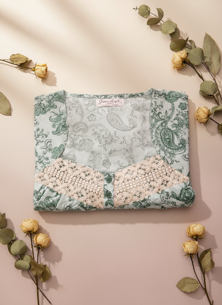 Cotton Angel Short Sleev Dress