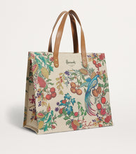 Load image into Gallery viewer, Harrods Floral Medium Shopper Bag حقيبة تسوق هارودز متوسطة الحجم من القطن المزهر