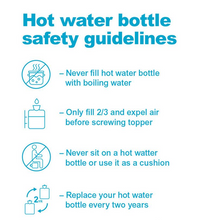 Load image into Gallery viewer, Hotwater Bottle with Pom Pom Cover زجاجة ماء ساخن مع غطاء بوم بوم