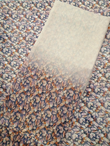 Indian Digital Cotton Fabric with Shayla قماش قطني رقمي هندي مع شايلا