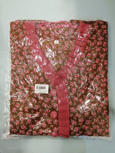 Full Sleeves Dress V Neckفستان بأكمام كاملة