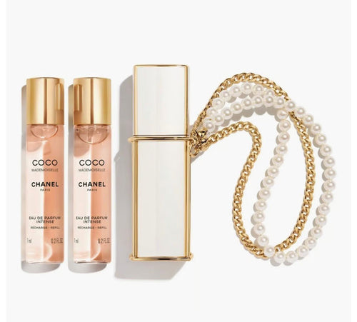 Eau de Parfum Intense Refillable Purse Spray Setمجموعة بخاخ أو دو برفوم إنتنس القابلة لإعادة الملء