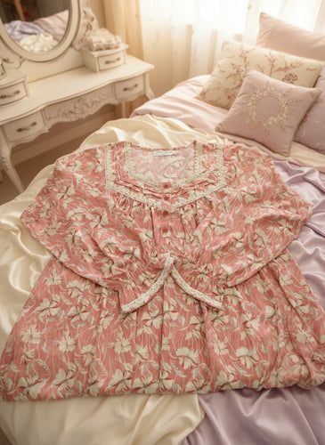 Cotton Long Sleeve dress جلابيه قطن  بأكمام طويلة من لندن