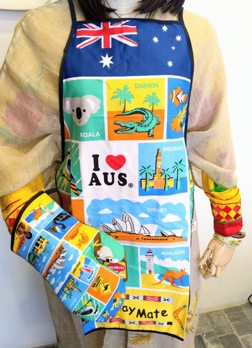 Appron & Mitten مريله و قطعه