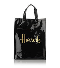 Load image into Gallery viewer, Harrods black shopper bag حقيبة هارودز