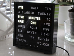 Led Word Clock ساعة بالكلمات