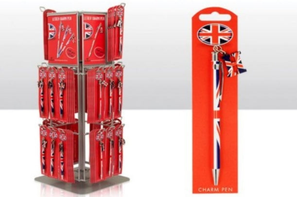 Union Jack Black Colour pen Letter HUnion Jack قلم حبر أسود اللون حرف H