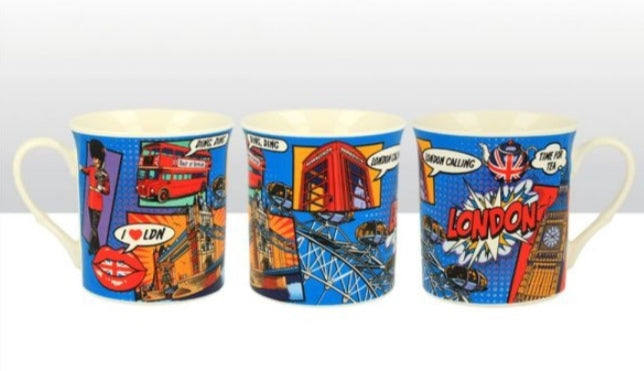London Pop Art Mug كوب فن البوب لندن