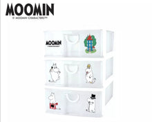 Load image into Gallery viewer, Moomin Three layer Plastic Drawer ثلاث طبقات درج بلاستيك